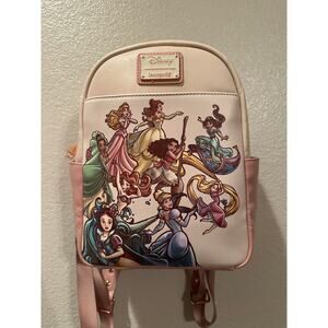 NWT Loungefly Disney Princess Sketch Mini Backpack - BoxLunch Exclusive